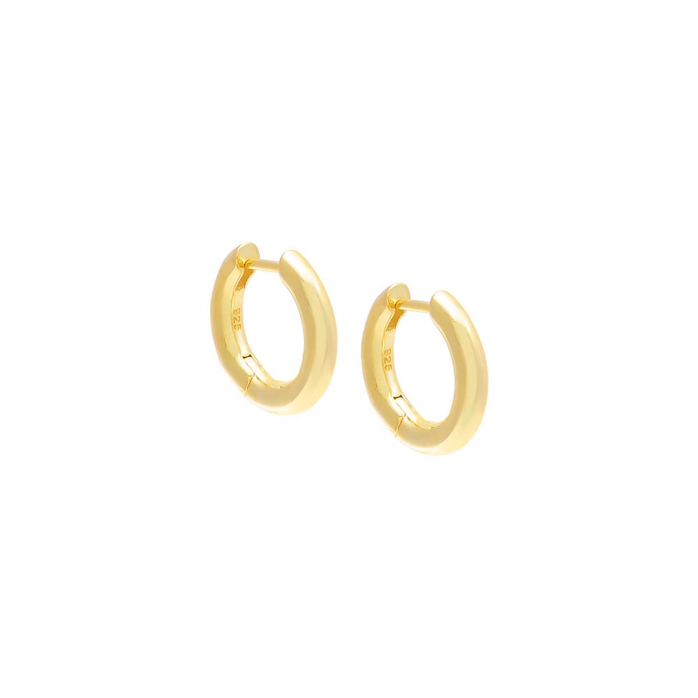 Classic Round Huggie Earring