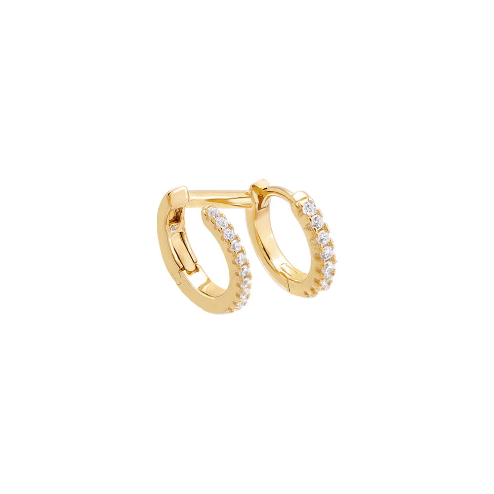 Pave Huggie Earring \u0026 Ear Cuff