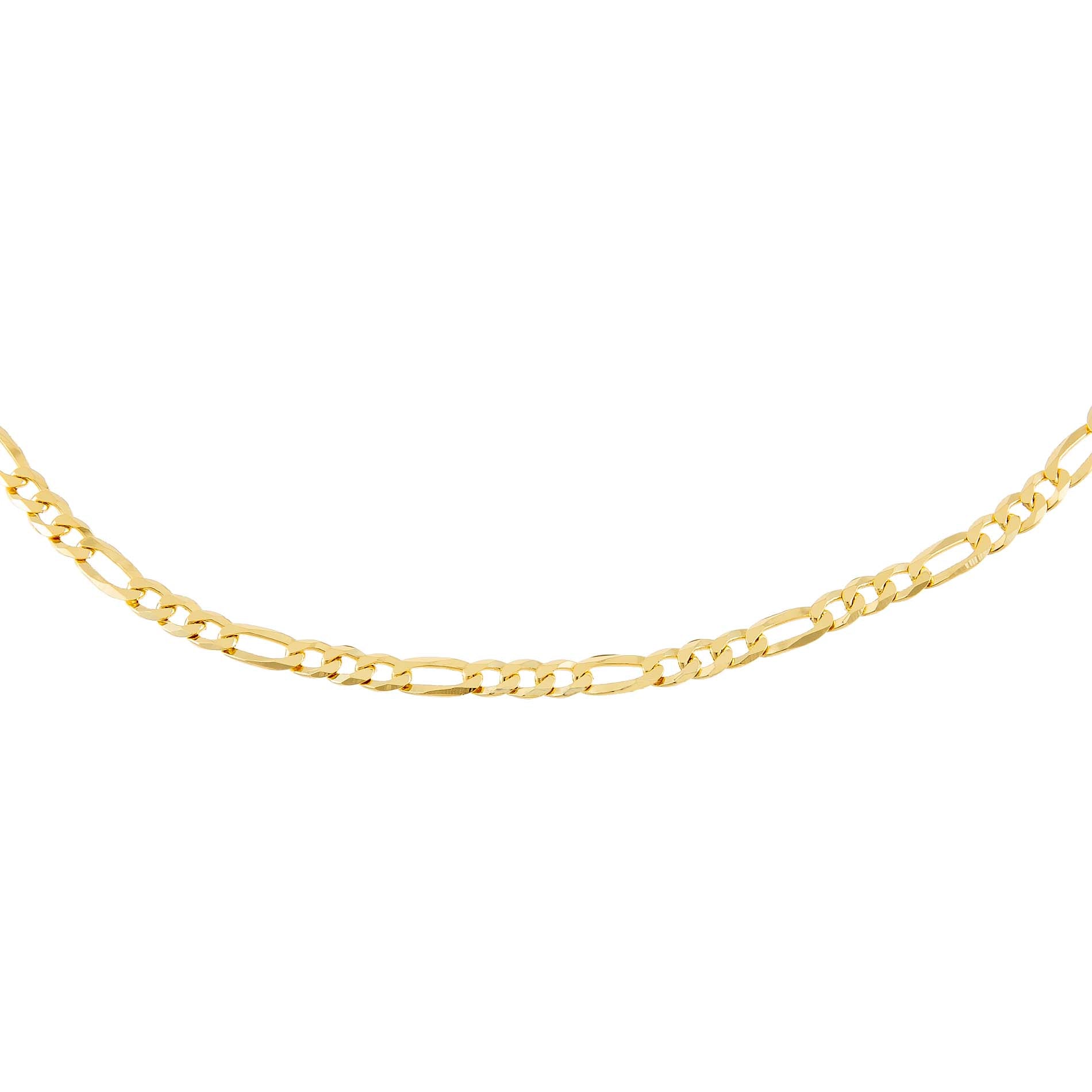 Flat Figaro Chain Necklace