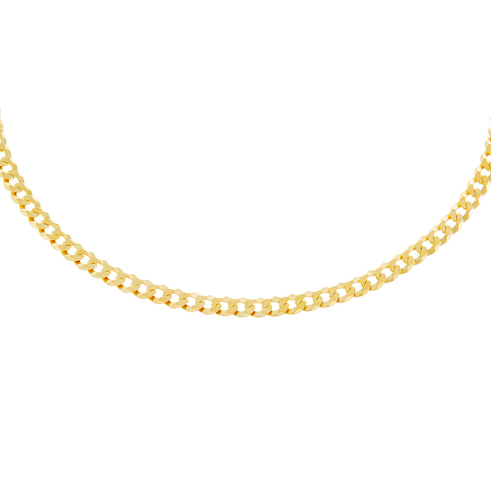 Extra Flat Cuban Chain Necklace