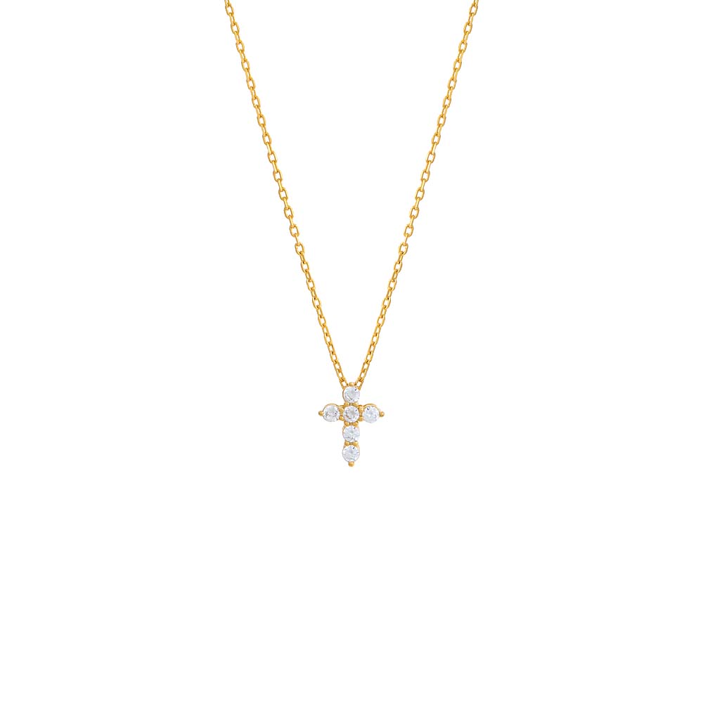 CZ Cross Necklace